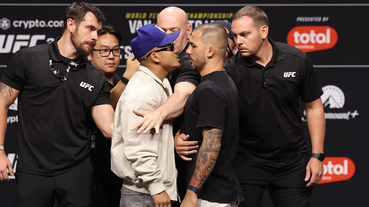 Dana White separa a Alexandre Pantoja y Joshua Van en la conferencia de prensa de UFC 331